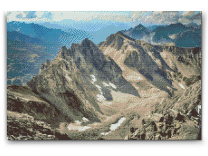Diamond Painting - Udsigt over Alperne - Østrig