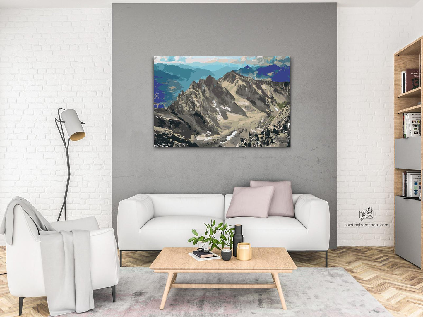 Paint by Numbers - Udsigt over Alperne - Østrig