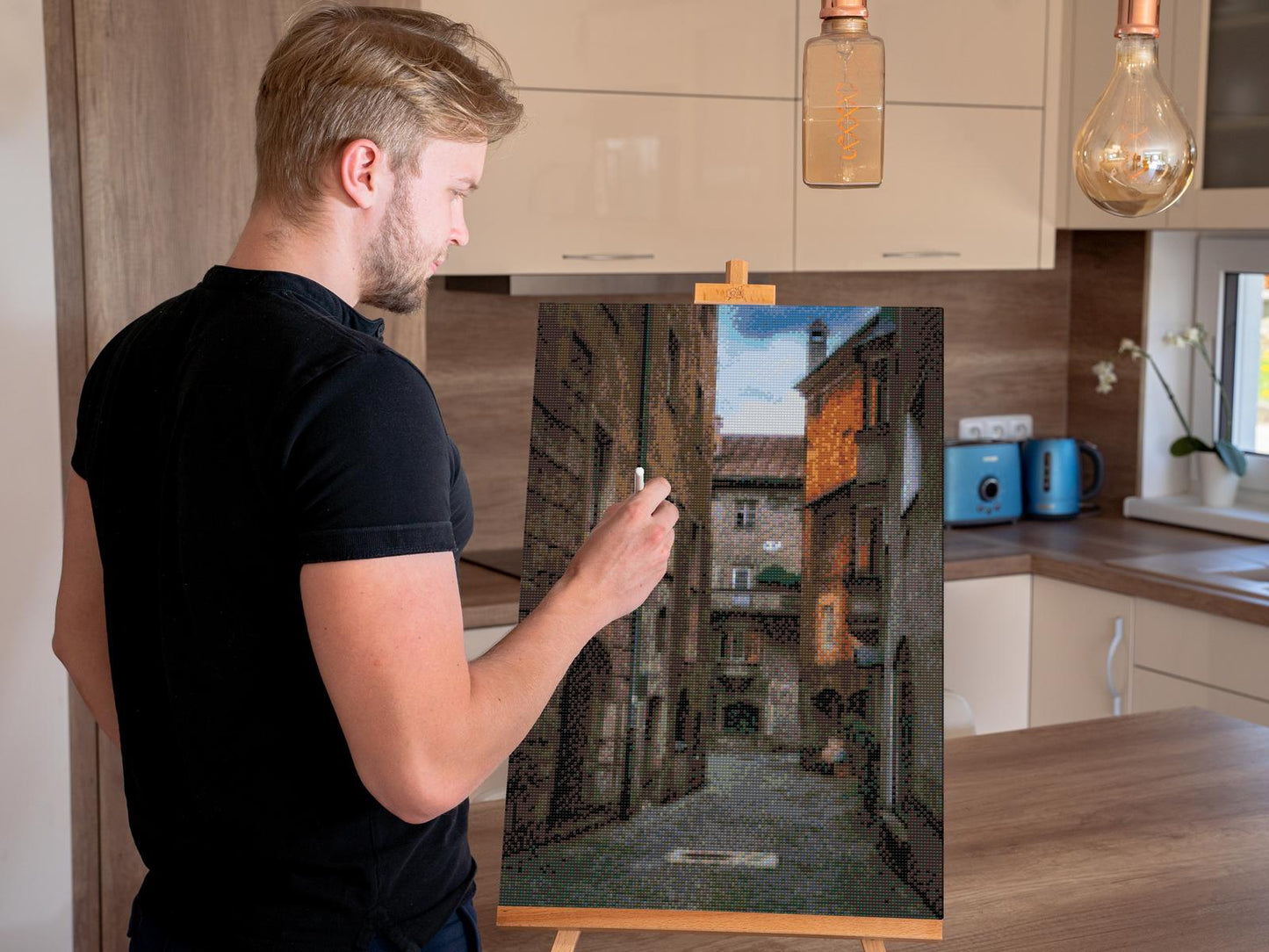 Diamond Painting - Gade i Hall in Tirol - Østrig