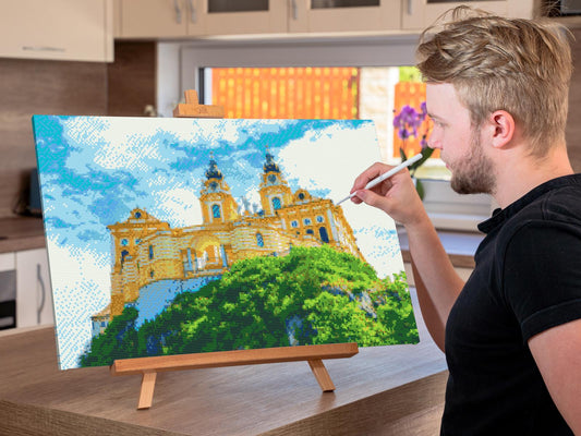 Diamond Painting - Pin Melk Kloster - Østrig