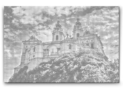 Mal-med-prikker -  Pin Melk Kloster - Østrig