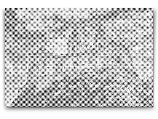 Mal-med-prikker -  Pin Melk Kloster - Østrig