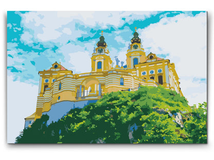 Paint by Numbers - Pin Melk Kloster - Østrig
