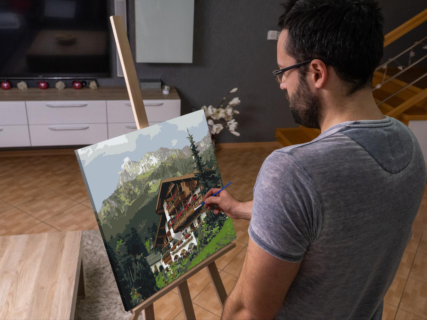 Paint by Numbers - Natur i Tannheim - Østrig