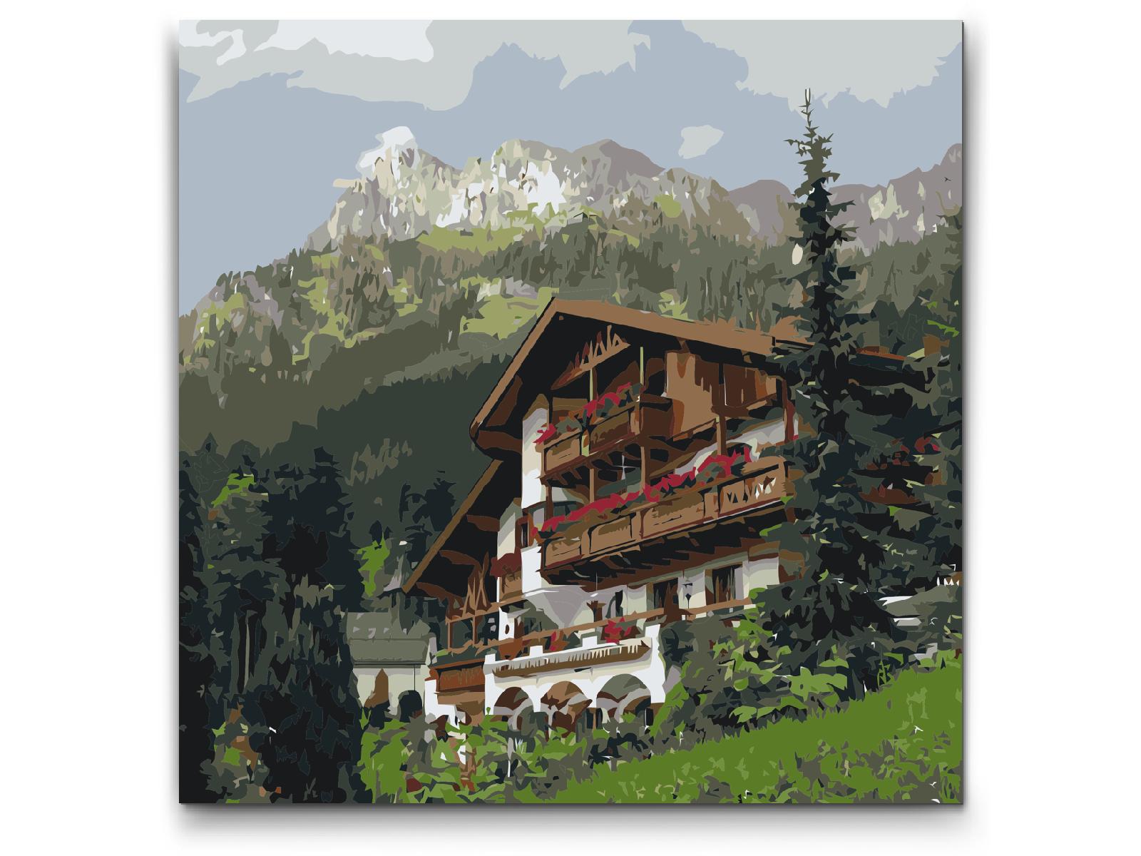 Paint by Numbers - Natur i Tannheim - Østrig