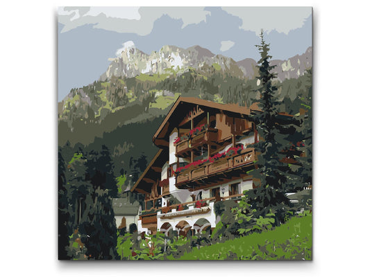 Paint by Numbers - Natur i Tannheim - Østrig