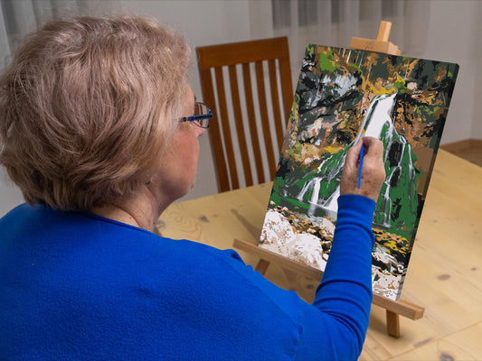 Paint by Numbers - Golling-vandfaldet - Østrig