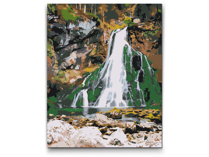 Paint by Numbers - Golling-vandfaldet - Østrig
