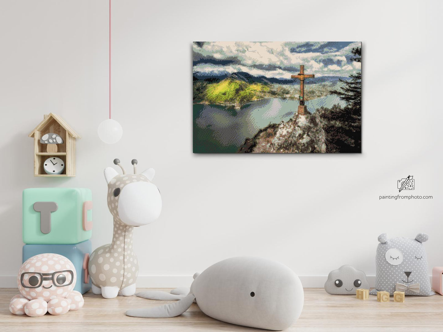 Diamond Painting - Udsigt over Gmundensøen - Østrig