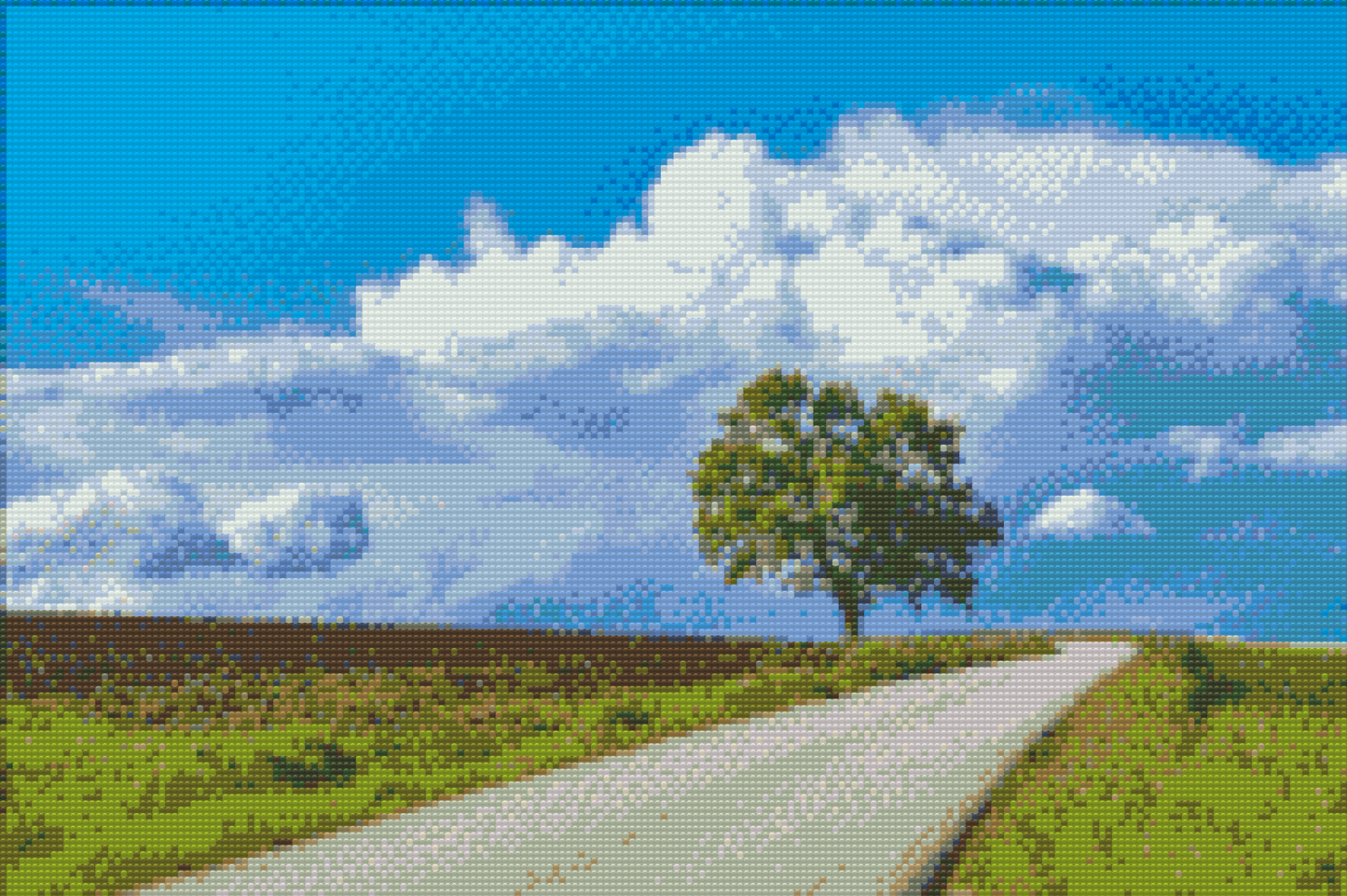 Diamond Painting - Forladt træ
