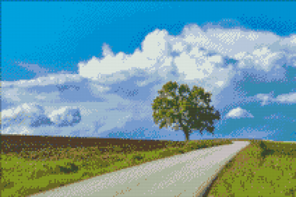 Diamond Painting - Forladt træ