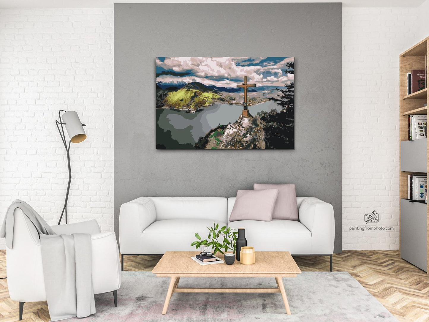 Paint by Numbers - Udsigt over Gmundensøen - Østrig