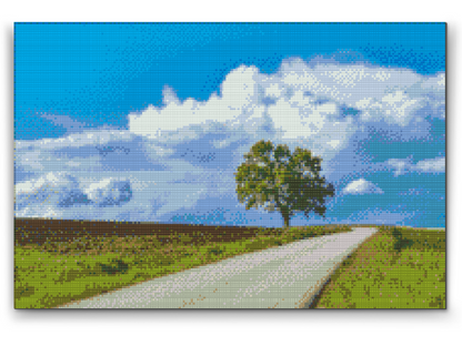 Diamond Painting - Forladt træ