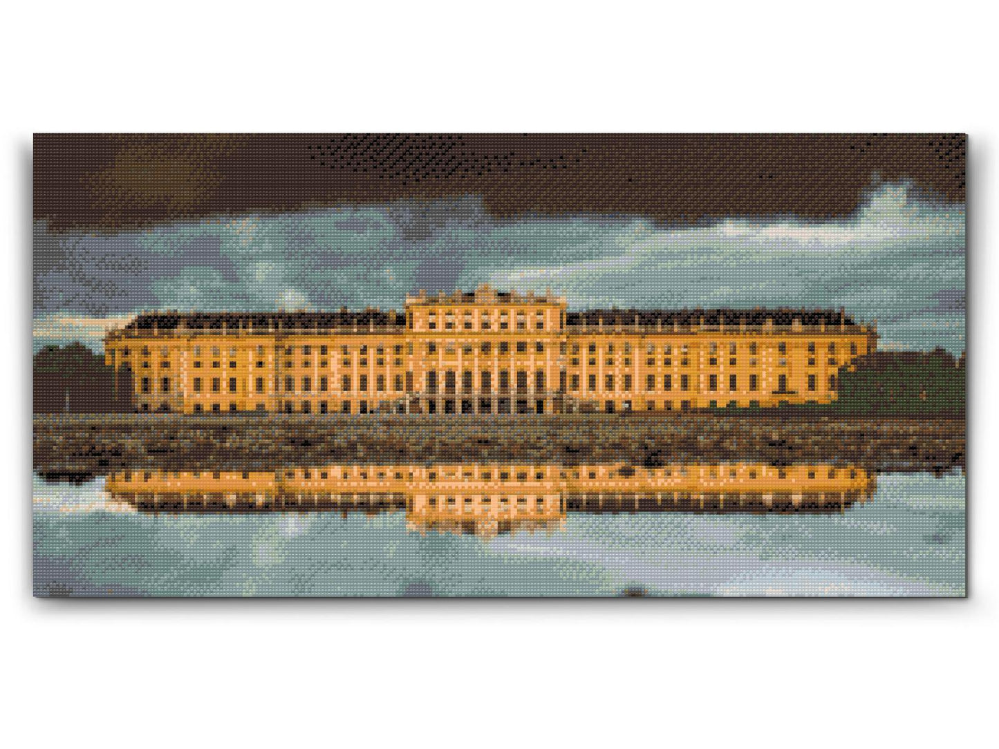 Diamond Painting - Solnedgang ved Schönbrunn - Østrig