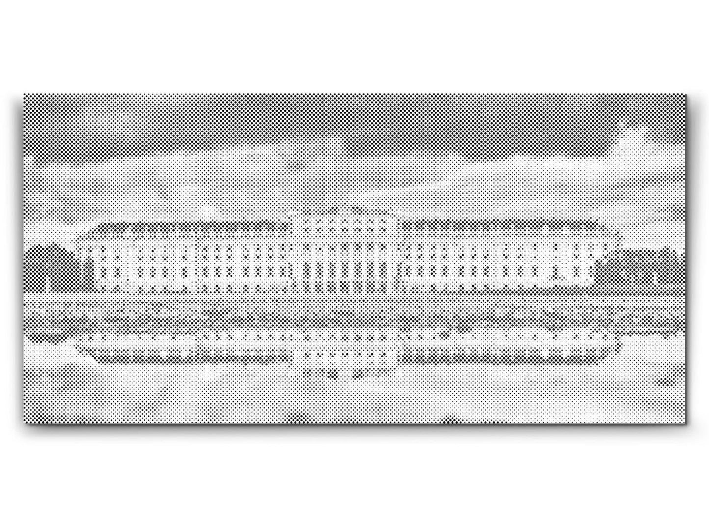 Mal-med-prikker -  Solnedgang ved Schönbrunn - Østrig