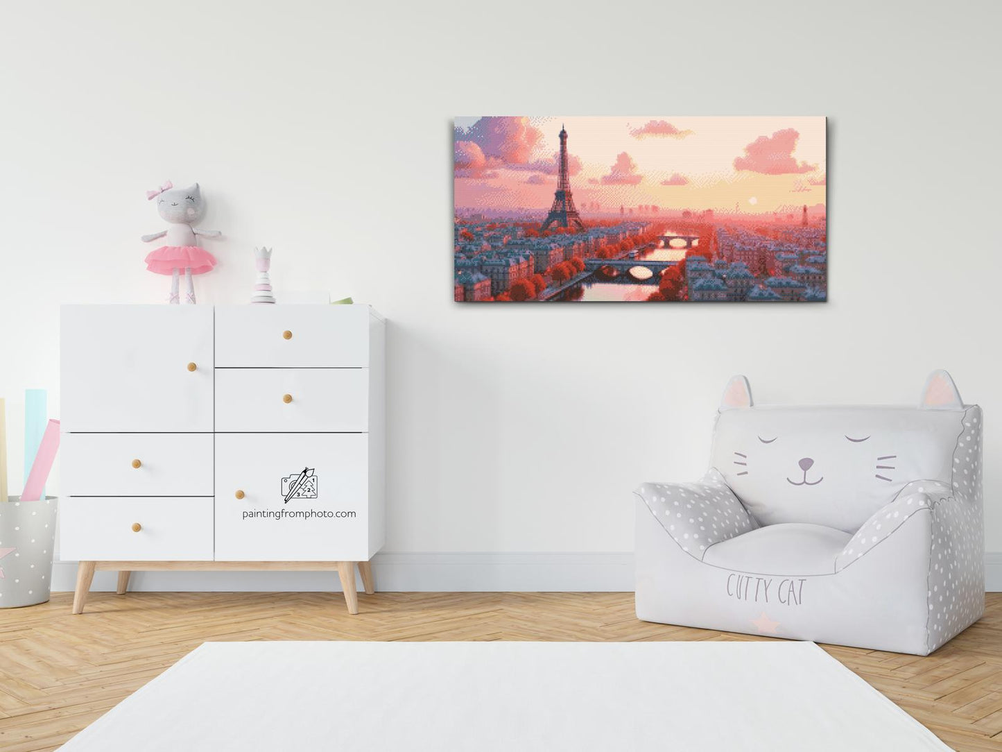 Diamond Painting - Solnedgangsparadies – Frankrig