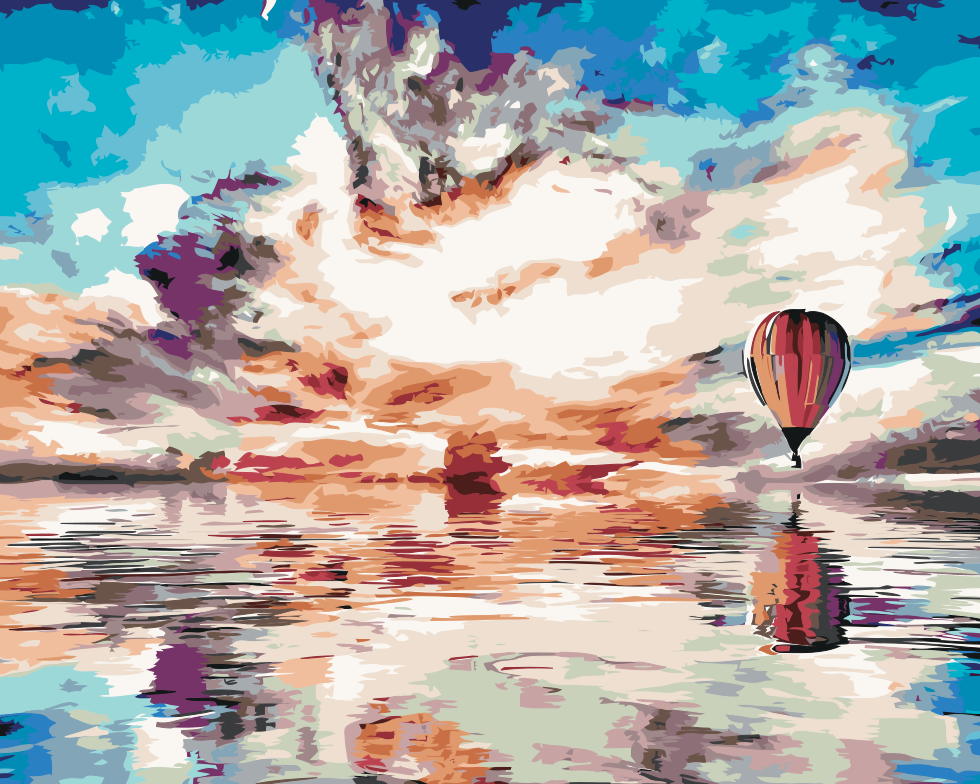 Paint by Numbers - Ballonflyvning