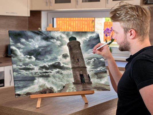 Diamond Painting - Cordouan Fyrtårn – Frankrig