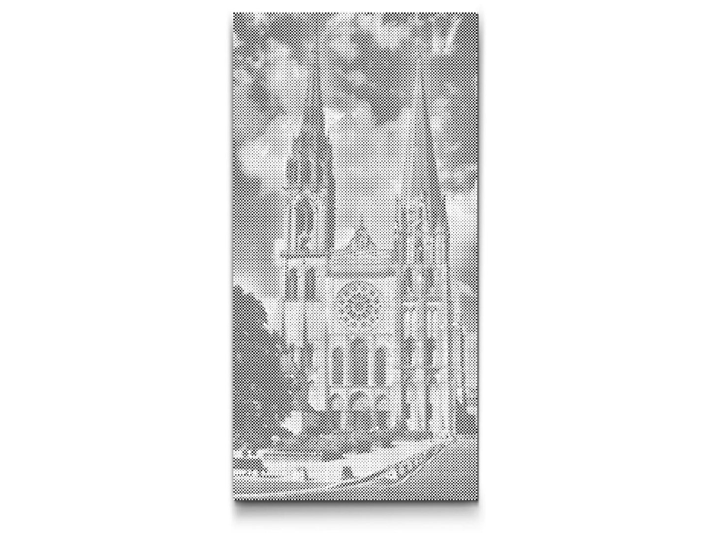 Mal-med-prikker -  Katedral i Chartres – Frankrig