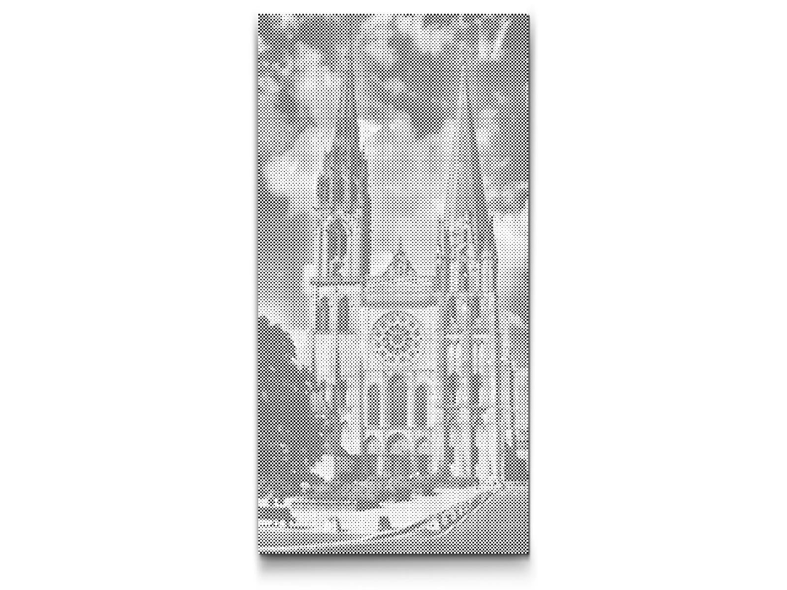 Mal-med-prikker -  Katedral i Chartres – Frankrig