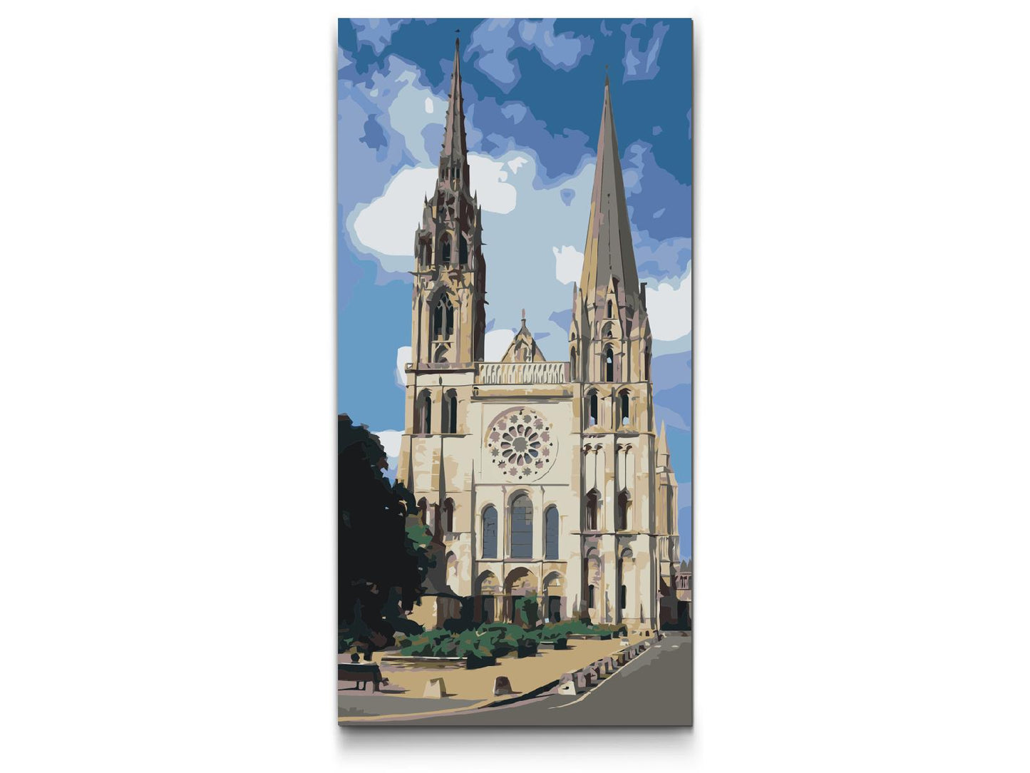 Paint by Numbers - Katedral i Chartres – Frankrig