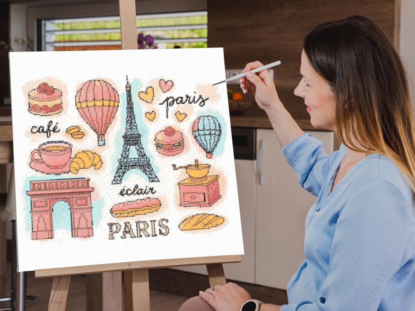 Diamond Painting - Muntre motiver fra Frankrig