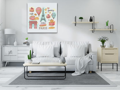 Paint by Numbers - Muntre motiver fra Frankrig