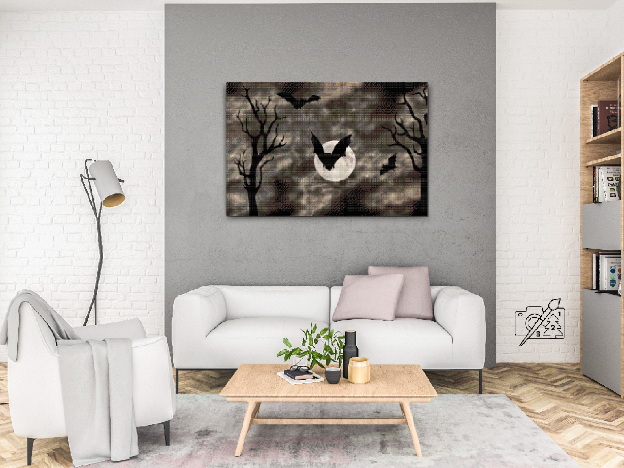 Diamond Painting - Hjemsøgt Skov