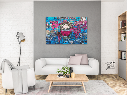 Diamond Painting - Lennon-muren