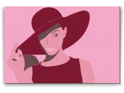 Diamond Painting - Lilla Hat