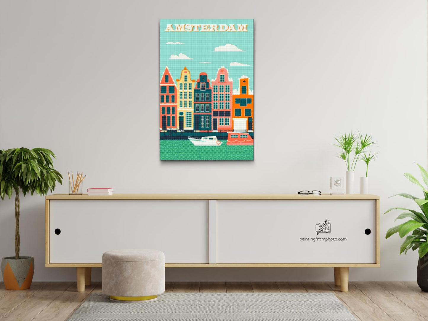 Diamond Painting - Plakat Amsterdam