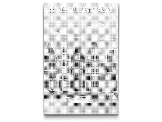 Mal-med-prikker -  Plakat Amsterdam