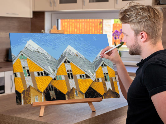 Diamond Painting - Kijk-Kubus, Rotterdam - Holland