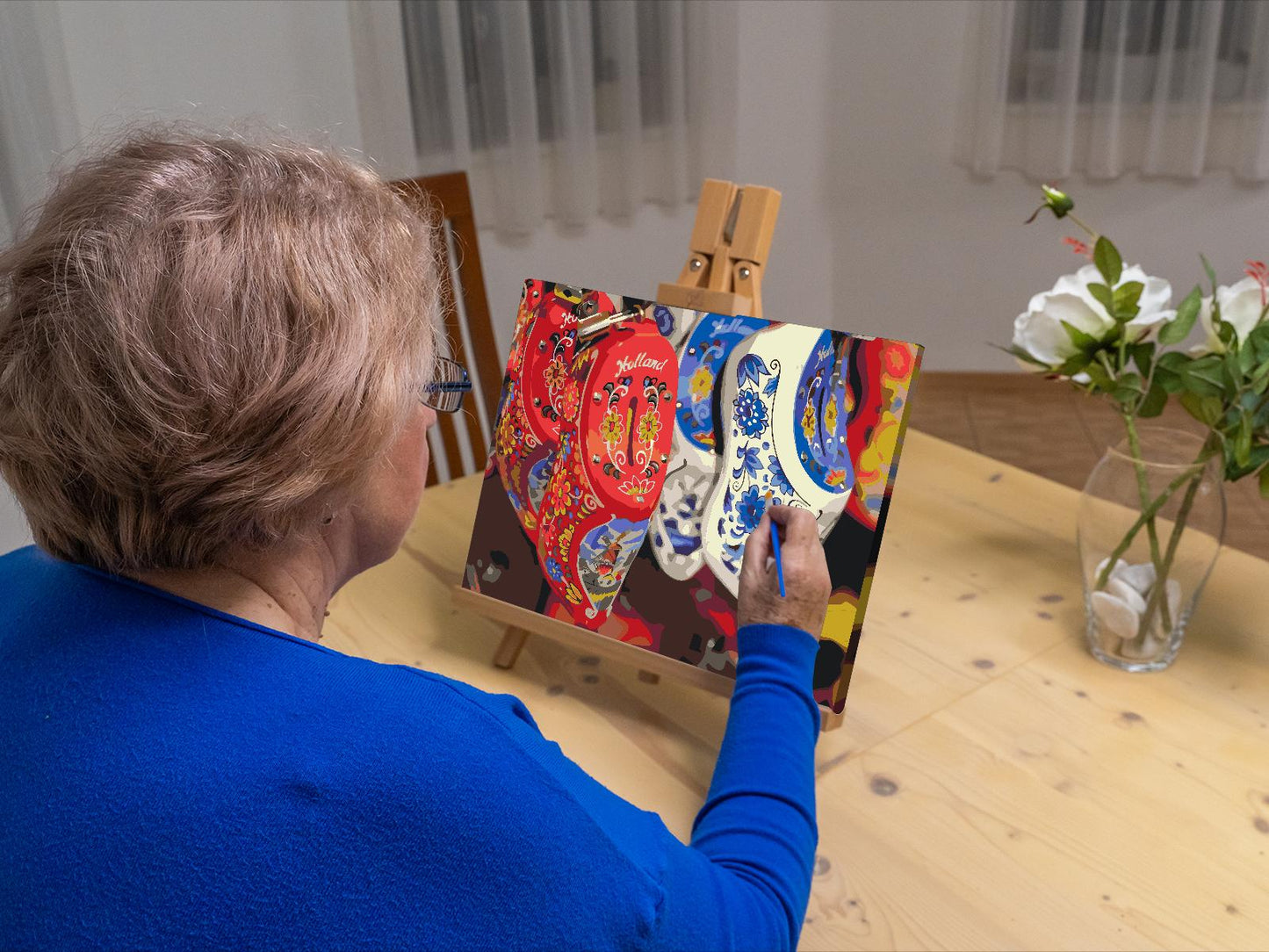 Paint by Numbers - Træsko - Holland
