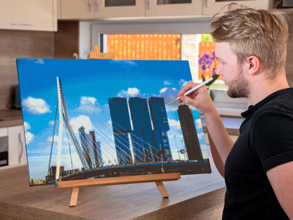 Diamond Painting - Erasmusbroen, Rotterdam - Holland