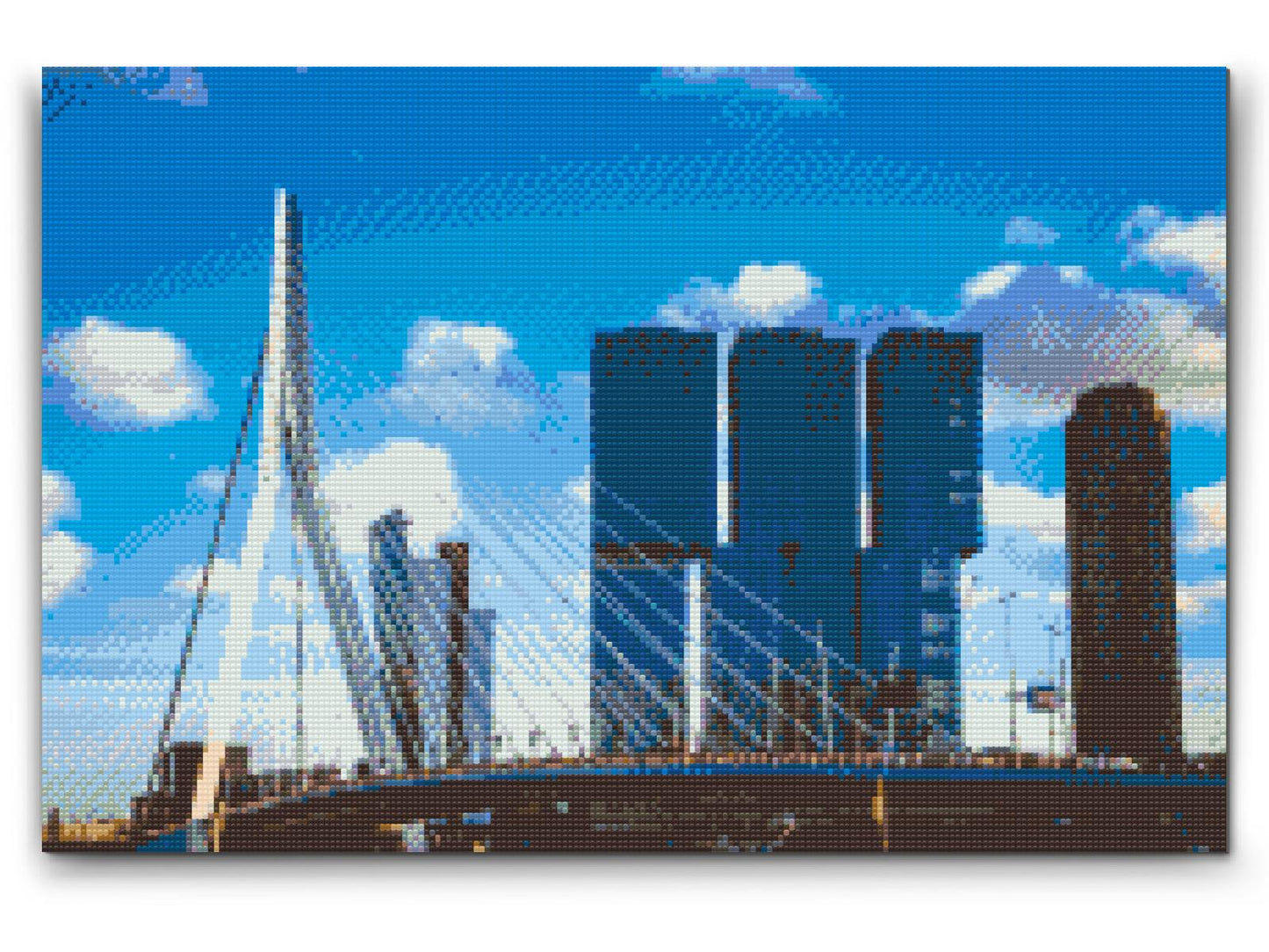 Diamond Painting - Erasmusbroen, Rotterdam - Holland