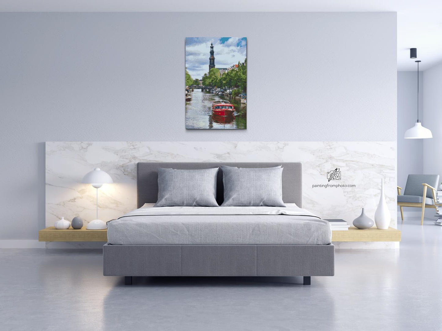 Diamond Painting - Bådtur, Amsterdam - Holland