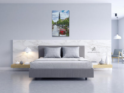 Diamond Painting - Bådtur, Amsterdam - Holland
