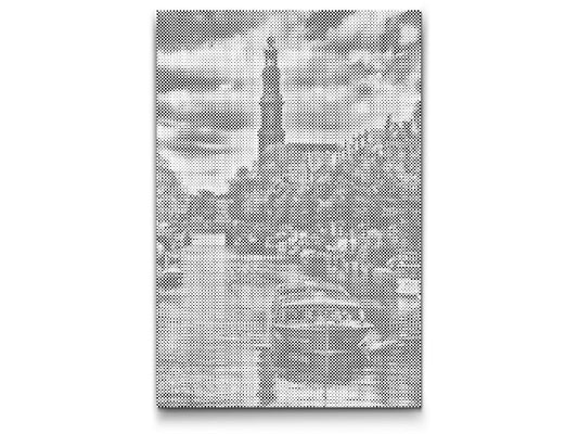 Mal-med-prikker -  Bådtur, Amsterdam - Holland