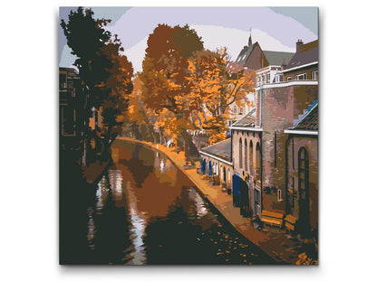 Paint by Numbers - Efterår i Utrecht - Holland