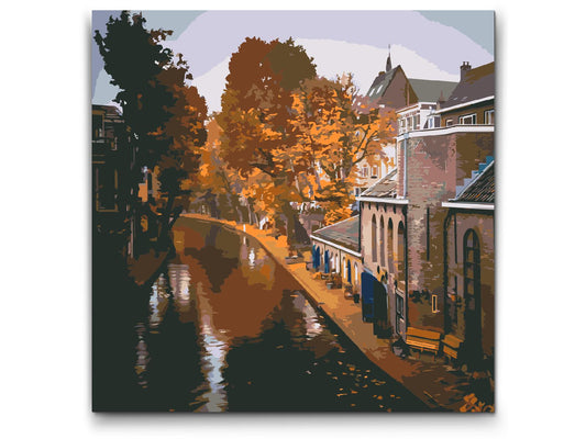 Paint by Numbers - Efterår i Utrecht - Holland