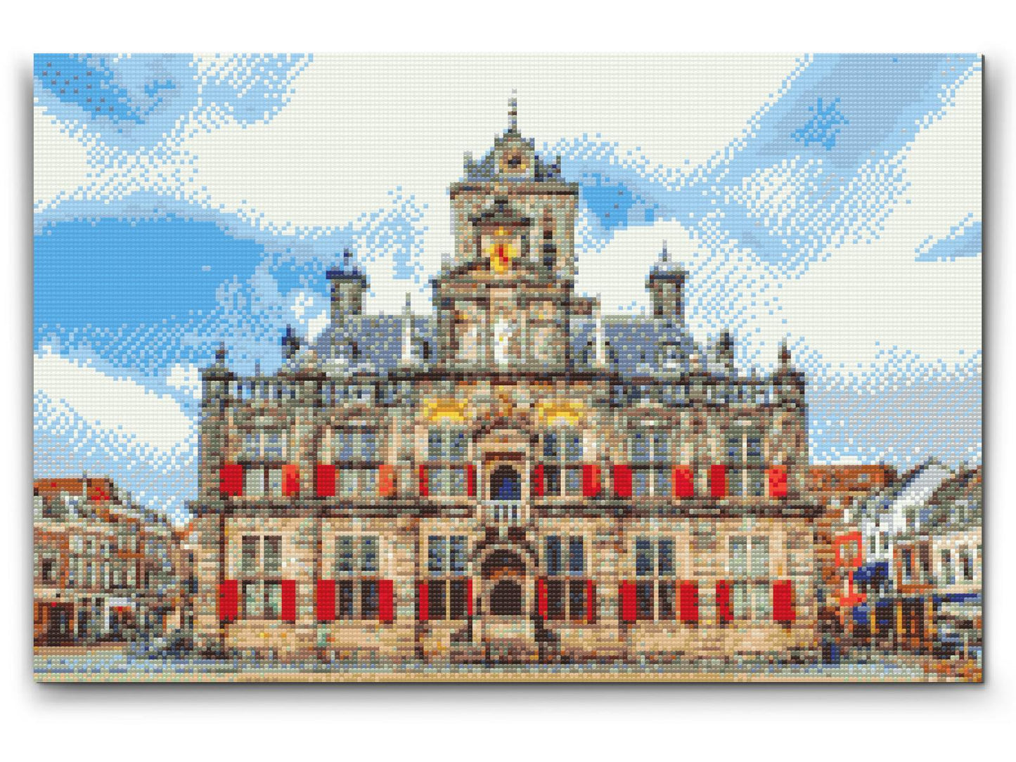 Diamond Painting - Rådhuset Delft - Holland