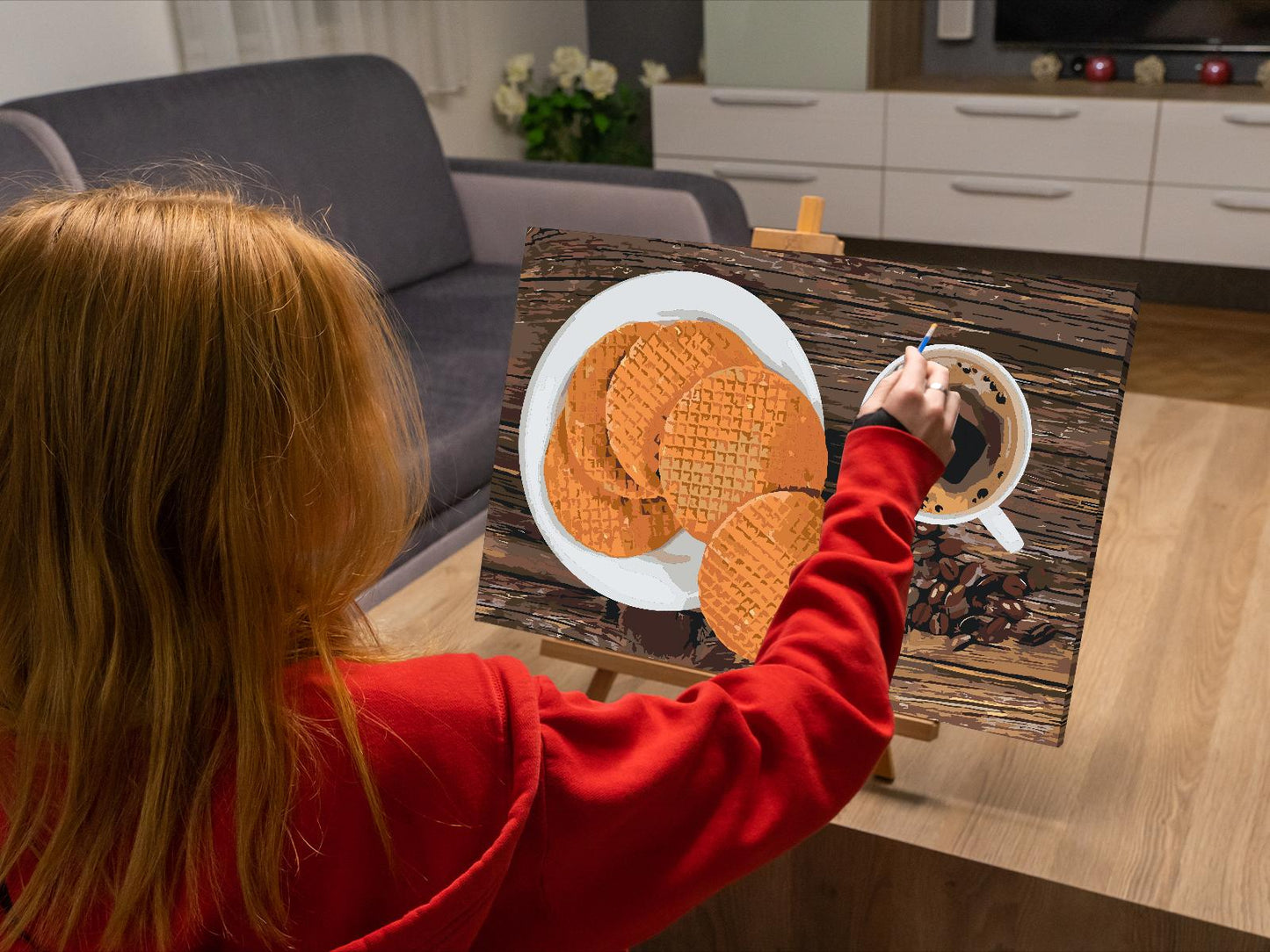Paint by Numbers - Stroopwafel