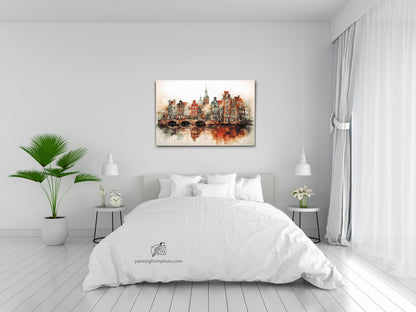 Diamond Painting - Tegning af Amsterdam - Holland
