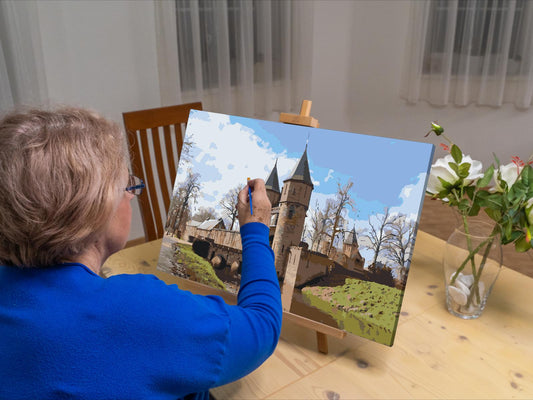 Paint by Numbers - de Haar Slot - Nederlandene