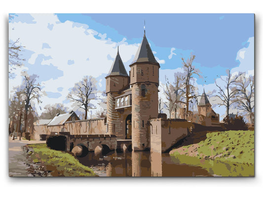 Paint by Numbers - de Haar Slot - Nederlandene