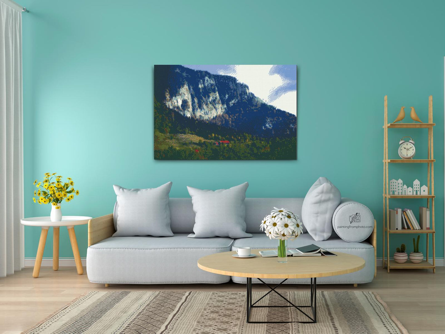 Diamond Painting - Farverigt landskab – Slovenien