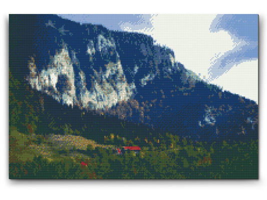 Diamond Painting - Farverigt landskab – Slovenien