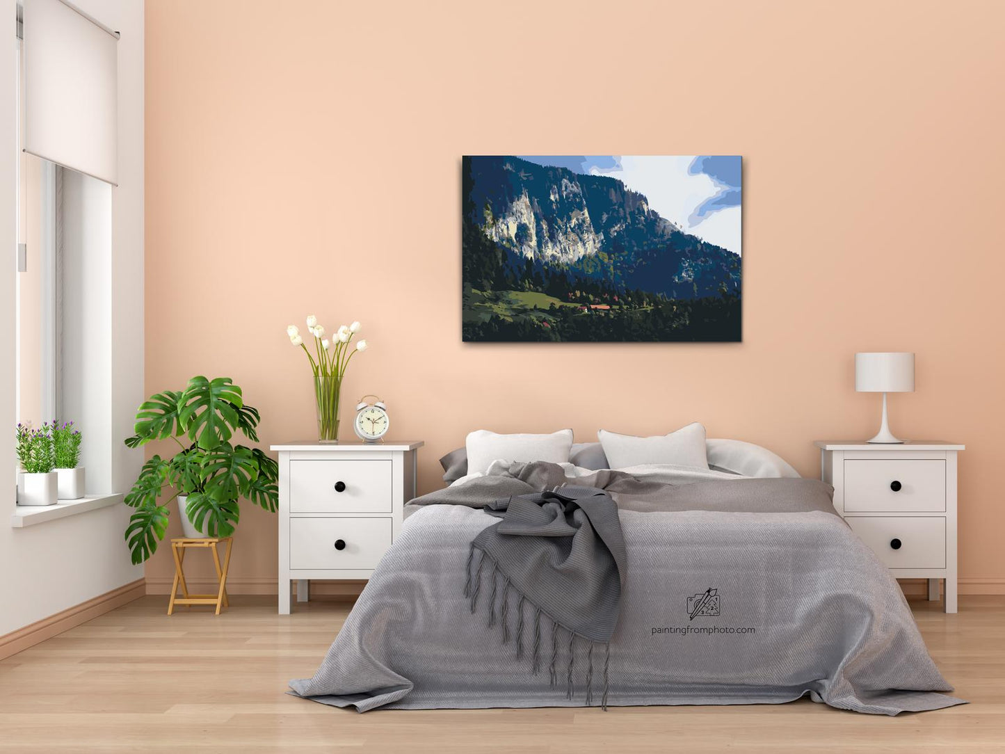 Paint by Numbers - Farverigt landskab – Slovenien