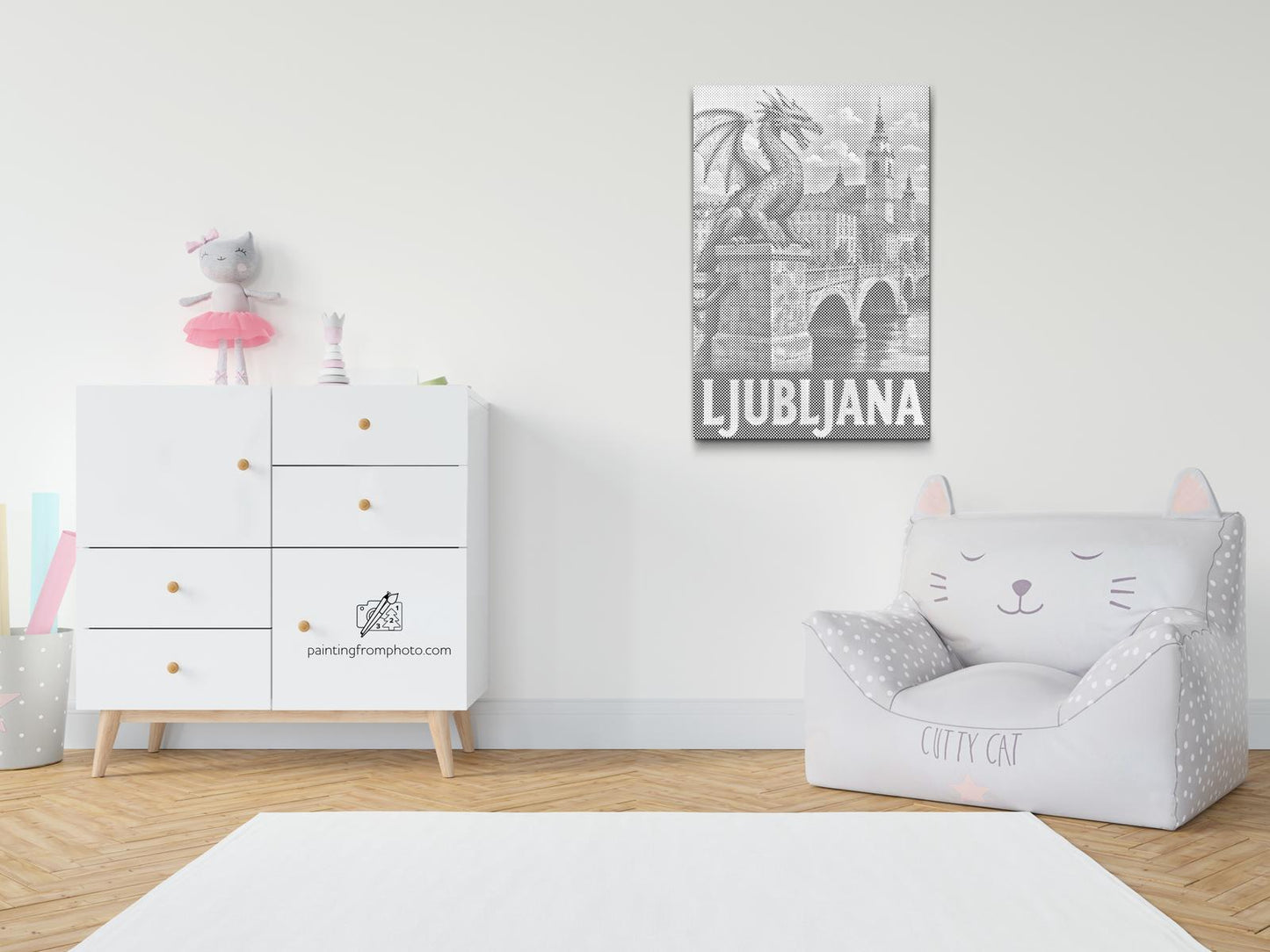 Mal-med-prikker -  Ljubljana-plakat